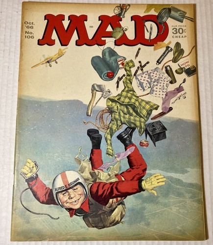 Vintage mad magazine alfred - magazine, e